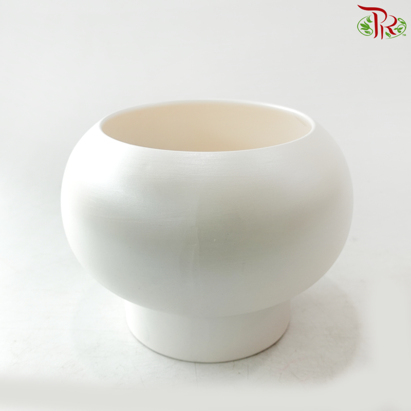 SSJ-T02 Pearl White Pot