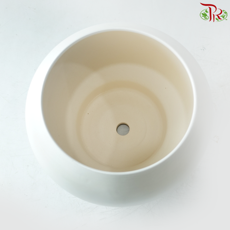 SSJ-T02 Pearl White Pot