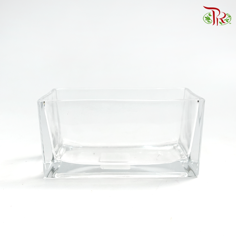 Rectangular Vase (L20cm) (Y213810) - Pudu Ria Florist