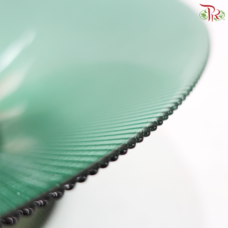 Y246016 - Luxury Green Pedestal Bowl