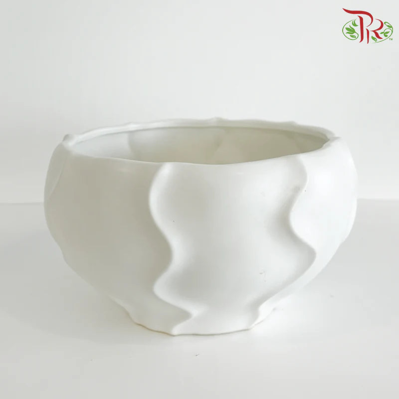 ZF-5016  White Pot