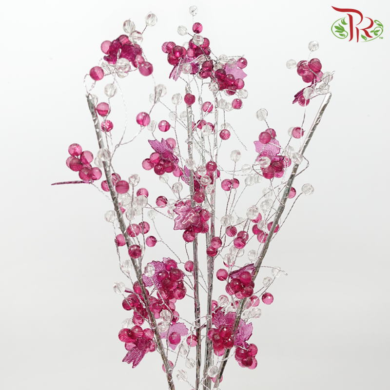 Artificial Accesory - Purple (5 Stems Per Bunch)-Purple-Pudu Ria Florist-prflorist.com.my