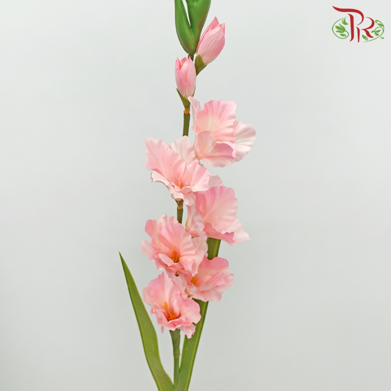 Artificial Gladiolus Spray - Pink (2 Stems)-Pink-Pudu Ria Florist-prflorist.com.my
