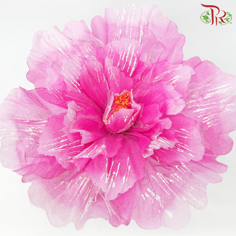 Artificial Peony Flower With Band (50cm) - Pink-Pink-Pudu Ria Florist-prflorist.com.my