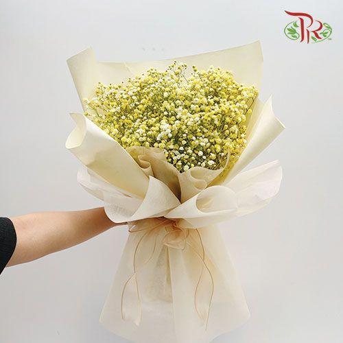 Baby's Breath Bouquet - Yellow - Pudu Ria Florist