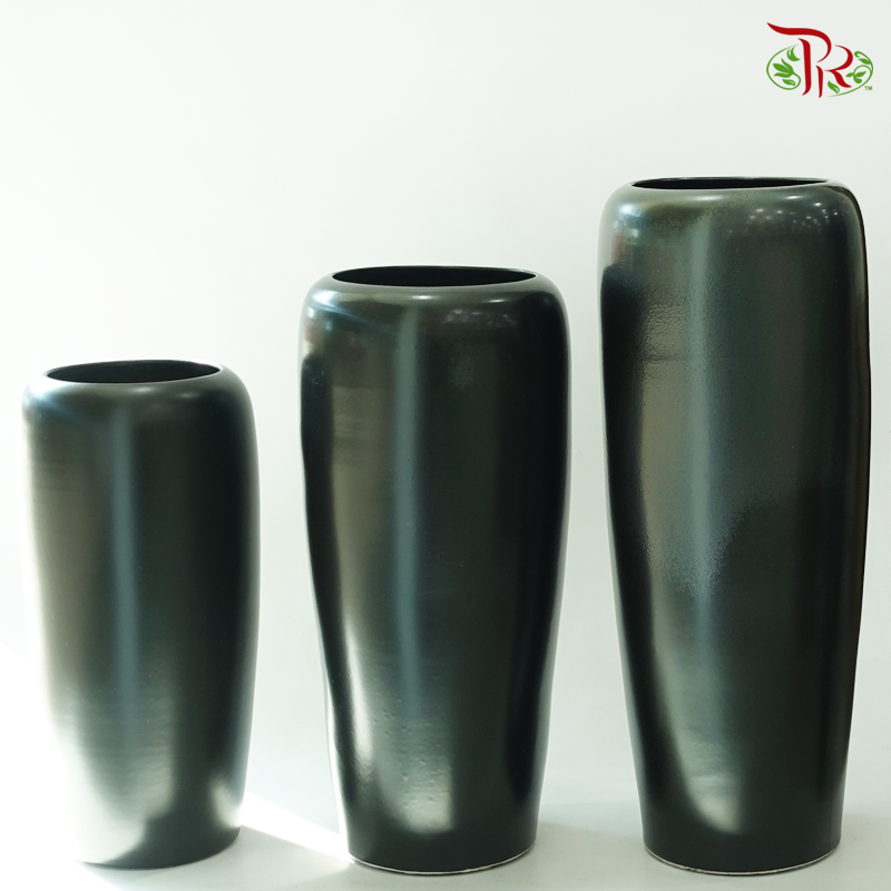 Matte Black Vase