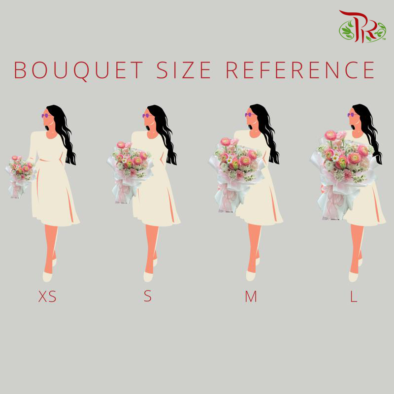 Rainbow Flower Bouquet (M/L) - Pudu Ria Florist