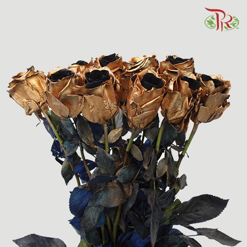 Ceres Rose - Luxury Gold (10 Stems)-Ecd-prflorist.com.my