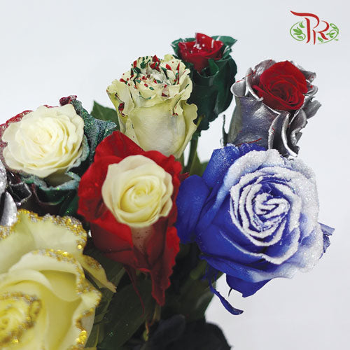 Ceres Rose - Xmas Mix 2 (10 Stems)-Ecd-prflorist.com.my