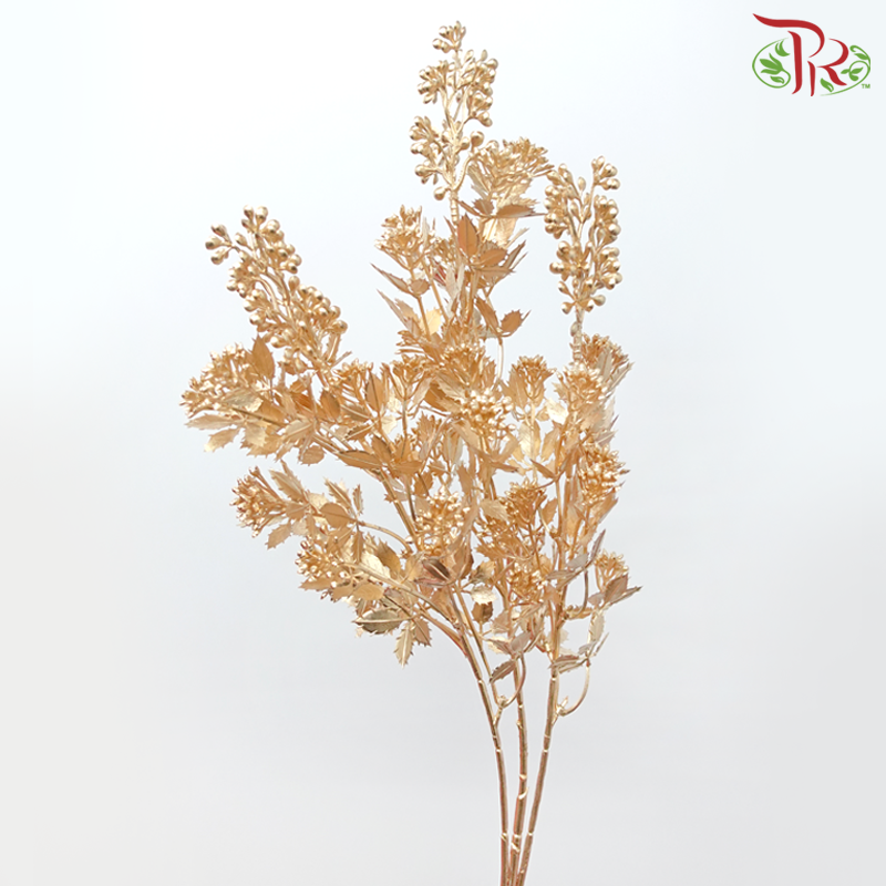 CNY Artificial Eucalyptus Gold Leaf (5 Stems)-China-prflorist.com.my