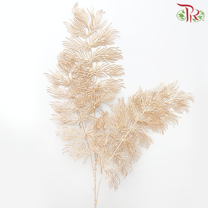 CNY Artificial Gold Leaf - Bipinnate (5 Units)-China-prflorist.com.my