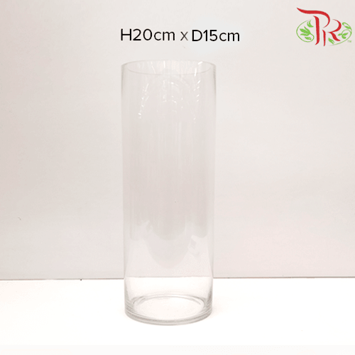 Cylinder Vase (178820)H20 x W15 cm-Pudu Ria Florist-prflorist.com.my