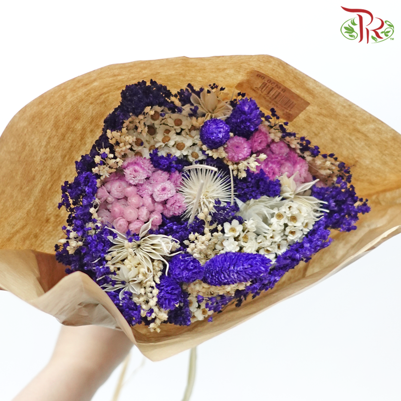 Dried Bouquet Mix - Fantasy Purple-Fantasy Purple-Import-prflorist.com.my
