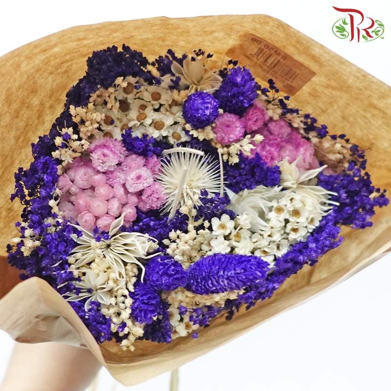Dried Bouquet Mix - Fantasy Purple-Fantasy Purple-Import-prflorist.com.my