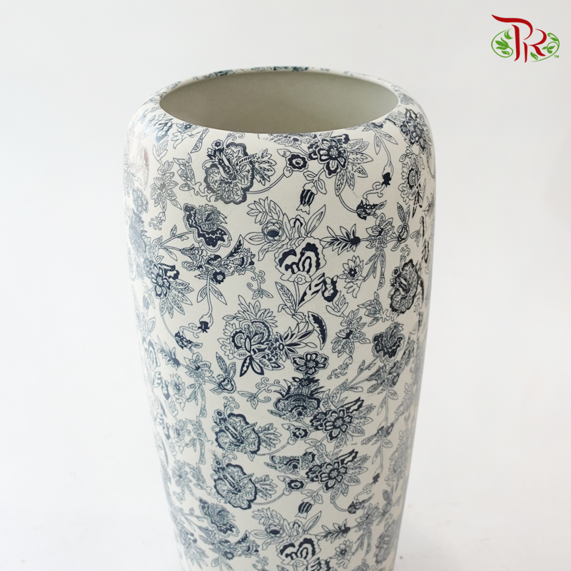 Vintage Vase- Floral Fortune