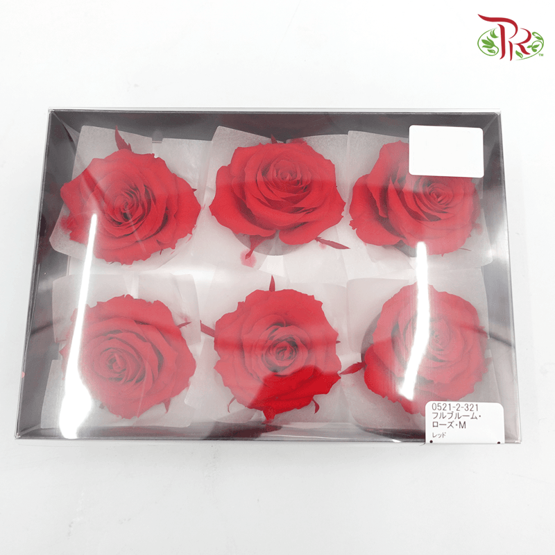 Full Bloom Rose M Preservative ( 0521-2-471 )-Red-Japan-prflorist.com.my