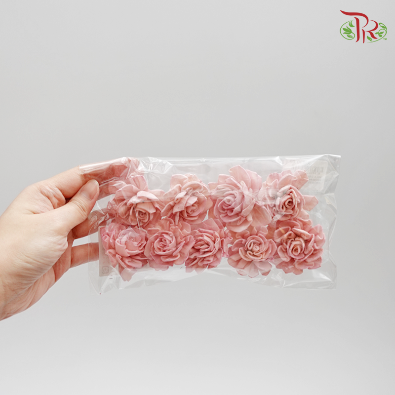 Preserved Sola Dahlia Head - Pink (9 pcs) (3271-0-110)-Pink-Japan-prflorist.com.my