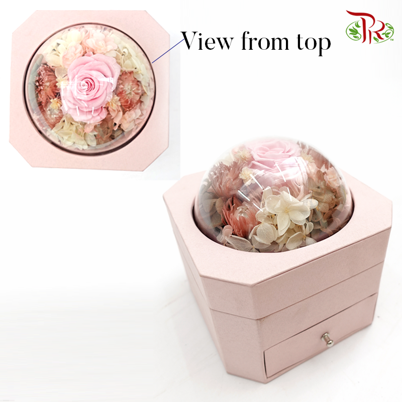 Romance -Preserved Flower Box-Pudu Ria Florist-prflorist.com.my