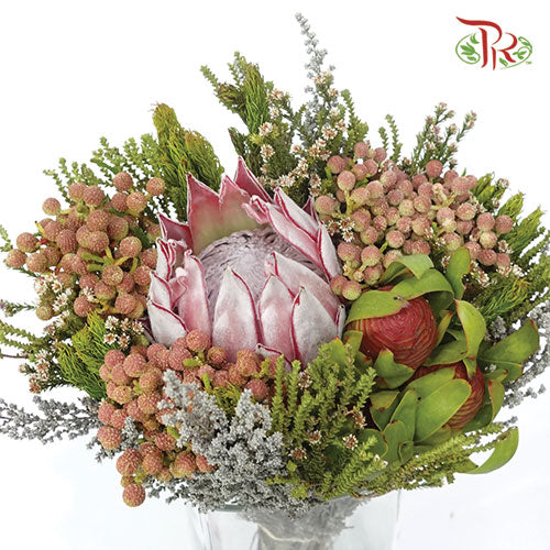 Safari Mix (Cone/Cape) - #3 (Per Bunch) **Random Choose Cone/Fillers-Pink-Africa-prflorist.com.my