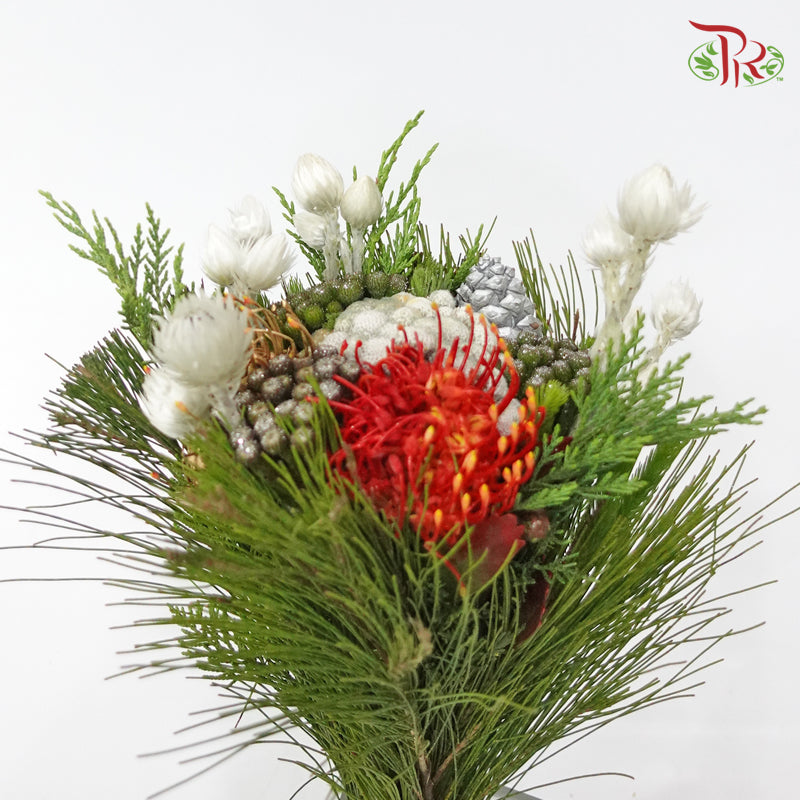 Safari Premium Bouquet (Christmas) - 1-White-Africa-prflorist.com.my