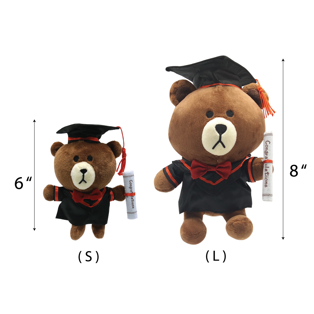 FTY010 GRADUATE BEAR - Freesia