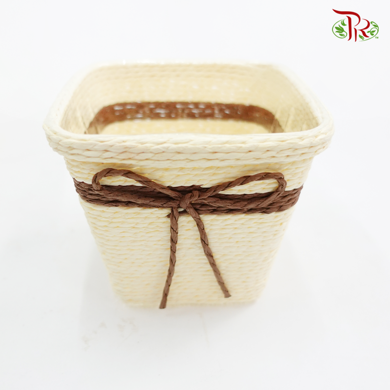 Square Basket (4 sizes) 22-303/22-304/22-305/22-306-Pudu Ria Florist-prflorist.com.my