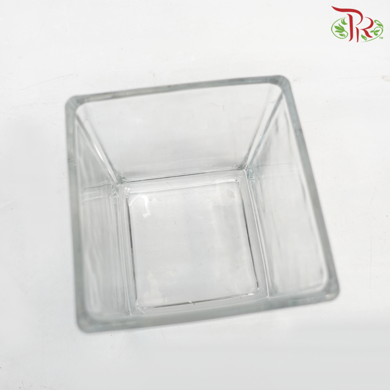 Square Vase - (163610)-Pudu Ria Florist-prflorist.com.my