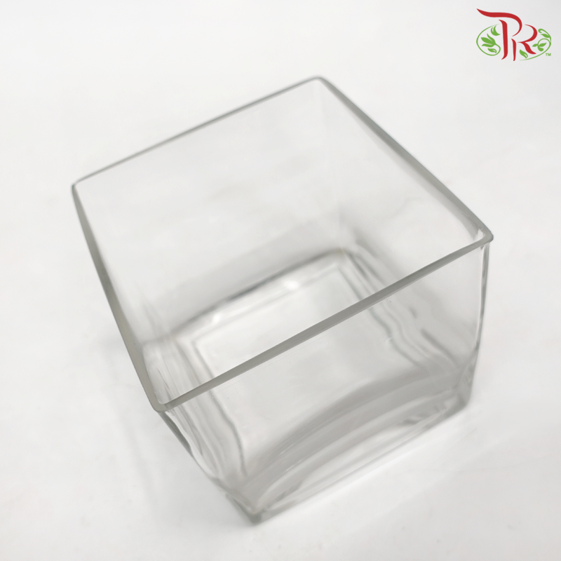 Square Vase - (164815)-Pudu Ria Florist-prflorist.com.my