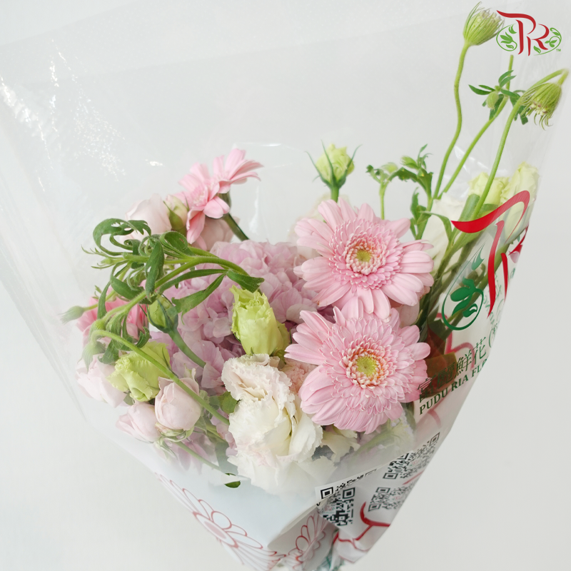 Signature Weekly Flower Bunch - Pink Serenity Raya (Medium Bunch)