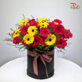 Blooming Happiness - Flower Box Arrangement (Random Color)