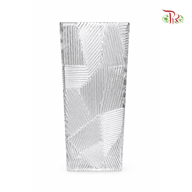 YS-FH1025/24 Square Cylinder Electroplating Vase