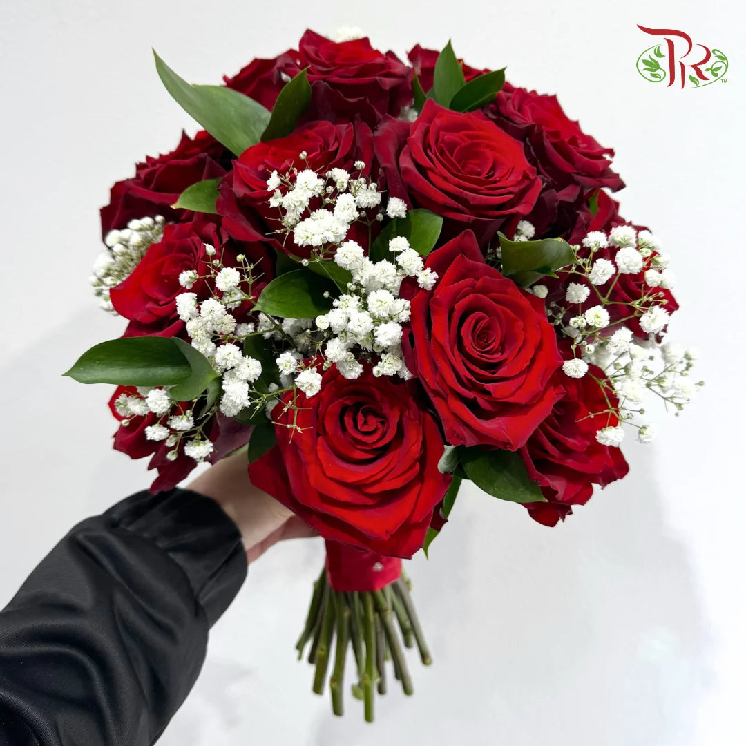 Bridal Bouquet - Timeless Red