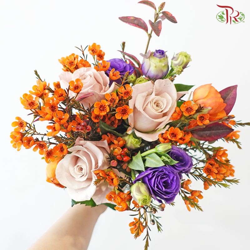 Signature Weekly Flower Bunch - Purple Twilight Glow《紫色暮光之舞》(Medium Size)