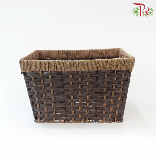 T12186 Basket Cream / Dark Brown