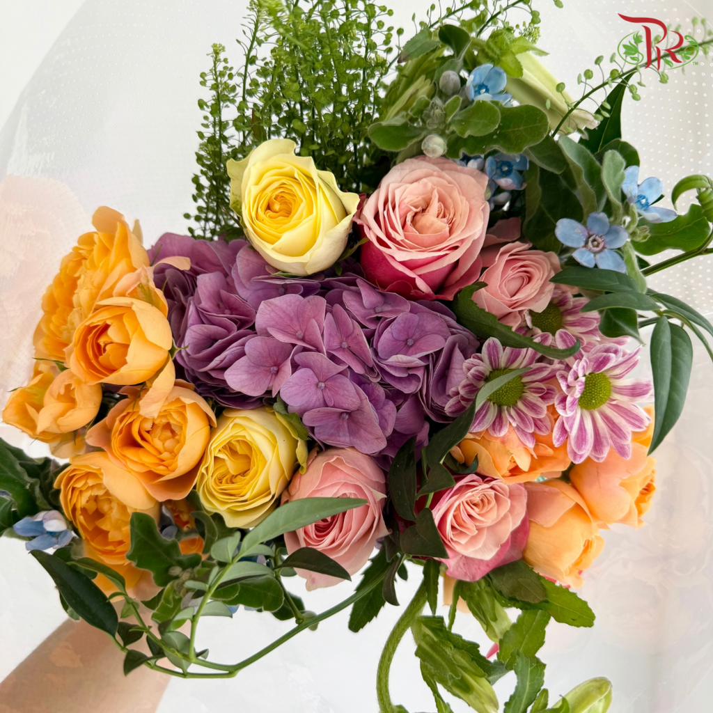 Signature Weekly Flower Bunch - Sunset Romance (Big Bunch)