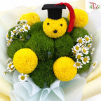 Grad Bear’s Garden Graduation Bouquet