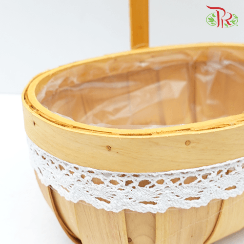 21-170 Basket - (Light Brown)-China-prflorist.com.my