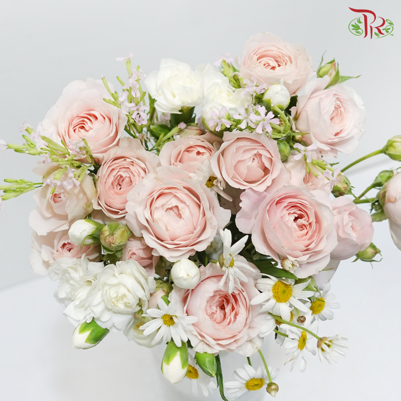 Signature Weekly Flower Bunch - Rosé Serenade (Medium Bunch)