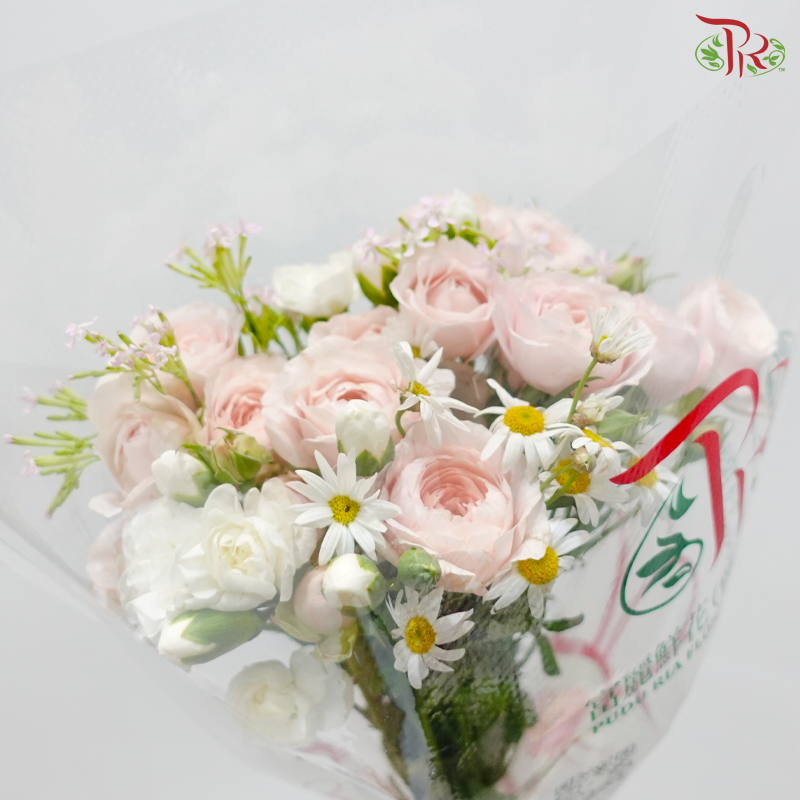 Signature Weekly Flower Bunch - Rosé Serenade (Medium Bunch)