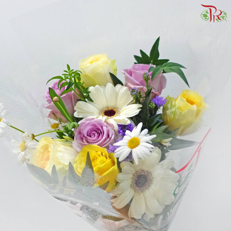 Signature Weekly Flower Bunch - Lavender Sunshine (Medium Bunch)