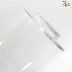 276727W - Glass Jar With Wood Stand
