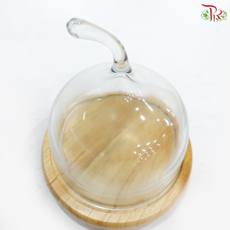 284423W - Pear Shape Glass Dome