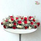 Ruby & Ivory Table Centerpiece (Double Sided)