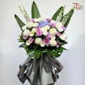 Condolence Wood Stand- Lavender Serenity