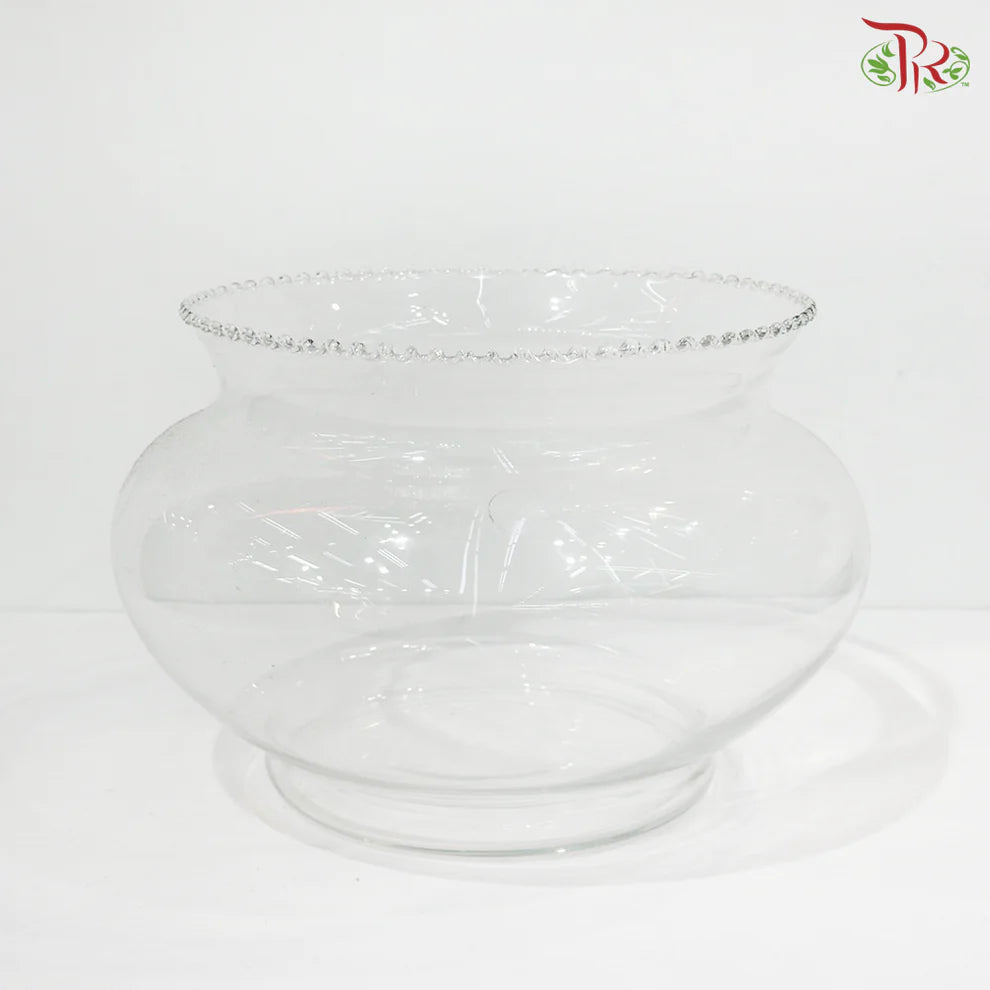 Vase Glass Round (L) (VASEGLR-L)