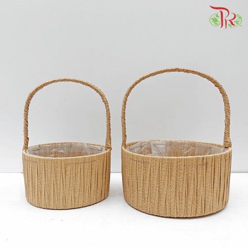33-460 (2-IN1) - Light Brown (002) Basket-China-prflorist.com.my