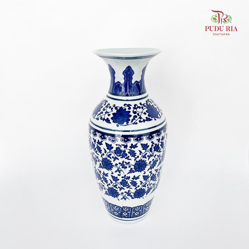 A25 Ceramic Qing Hua Vase (L)-A