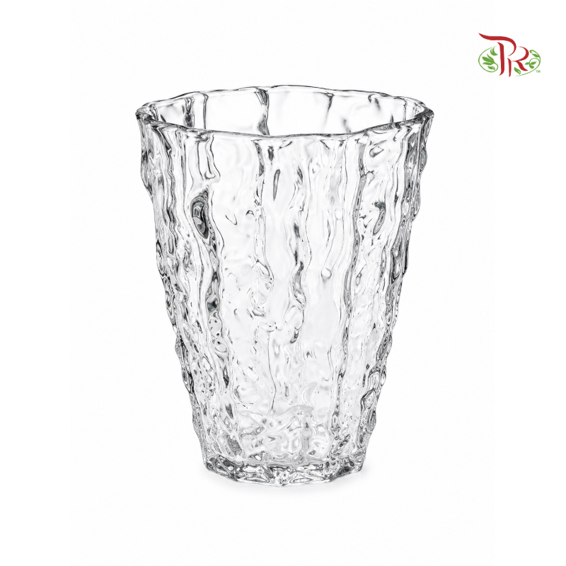 V200730/8 Oval Bark Shaped Vase