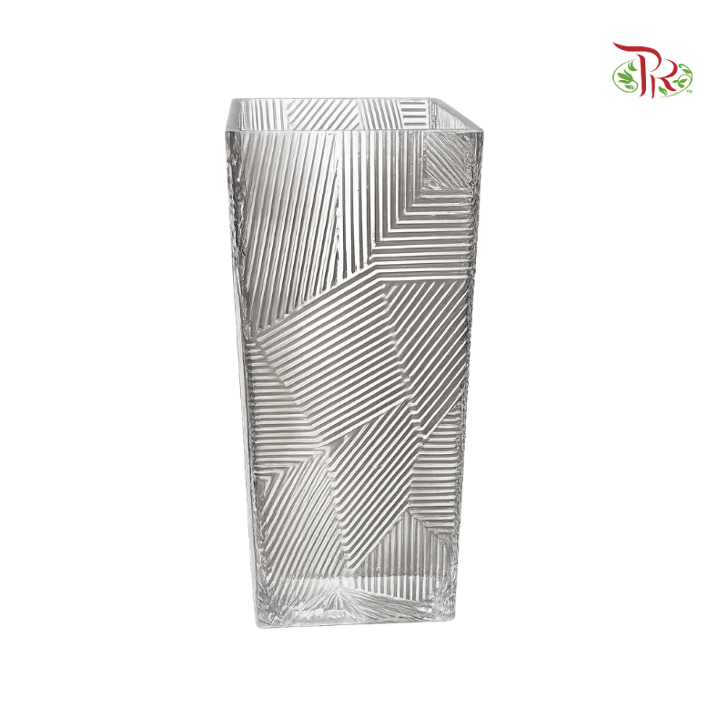 YS-FH1025/24 Square Cylinder Electroplating Vase