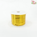 4MM Metallic Ribbon Tie - Gold
